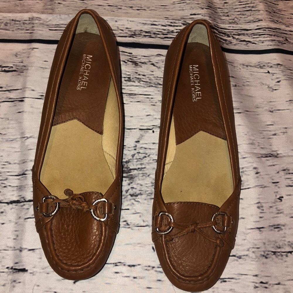 Michael Kors Leather Flats 8.5